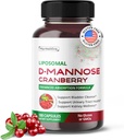 Liposomal D-Mannose Cranberry Supplement – 180 capsule | Uva Ursi, Hibiscus, Black Pepper | Formula di assorbimento potenziato | Non OGM, Senza glutine