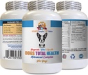 Vitamine per Cani Occhi - Cani Formula Totale Salute - Supporto Avanzato - Cappotto Cappotto Teeth Gums Cura urinaria - Vitamina e per Cani Pelle - 60 compresse (1 Bottiglia)