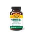 Vitamina di vita di paese D3 10.000 IU – Alta potenza, Sorgente non filtrante | Bone, Immune & Colon Health Support | 60 Softgels | Formula certificata senza glutine, Clean con olio MCT per un migliore assorbimento