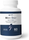 Super Naturals Men's Daily Multivitamin Energy Enhancer e supporto di sistema immunitario per gli uomini (60 capsule, 30 giorni di alimentazione)