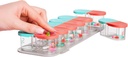 Sagely Smart XL organizzatore settimanale di pillole AM/PM - organizzatore di stoccaggio di medicina con app di allarme del reminder (molto abbastanza per adattare l'olio di pesce, olio di fegato di Cod, integratori di vitamina D e vitamine)(Mint/Coral)