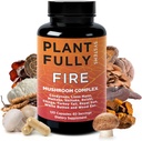 10-in-1 Mushroom Supplement – Lion’s Mane, Reishi, Cordyceps, Chaga, Turchia Tail, Maitake & Shiitake – Complesso nootropico per il supporto del cervello, Memoria, Focus & Energy – 120 capsule, Made in USA