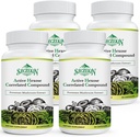 Integratore attivo del composto 1500 mg di Hexose Corcorrelato, Integratore naturale 8 funghi, Sistema immunitario, Funzione del fegato, Killer naturale e T Cells Attività, 360 capsule vegetali