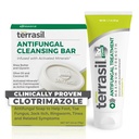 Terrasil Crema Antifungal + Antifungal Soap 2-Product Kit Clotrimazolo clinicamente-proven Trattamento efficace & sollievo: Jock Itch Atleti Piede Fungal Yeast Infection Ringworm (50g Tube & 75g bar)