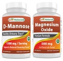 I migliori naturali D-Mannose 1500 mg & Magnesio Ossido 500 mg