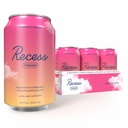 Recess Mood Magnesium & Adaptogen Drink, Relax Bevande, 12 once (Raspberry Lemon, 12 pack)