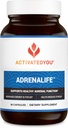 ACTIVATEDYOU AdrenaLife- Calmness and Relaxation Supplemento supporto surrenale per il sollievo da stress, sonno riposante e energia messa a fuoco w/Magnesium, vitamina B12, & Rhodiola Rosea Extract (90 capsule)