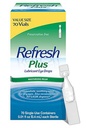 Rifiuti più gocce di occhio lubrificante per gli occhi secchi, senza riserve, dimensione del valore, 0,01 Fl Oz Contenitori ad uso singolo, 70 Conte