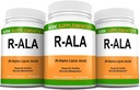 3 bottiglie R-ALA R-Alpha acido lipoico 200mg 270 capsule totali