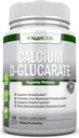 Calcium D-Glucarate - 500mg - 120 capsule vegetali - Potenziamento superiore per sostenere processi di pulizia, metabolismo estrogeno e equilibrio ormonale - aiuta con prostata, salute del seno e del colon