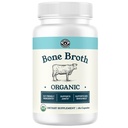 Grass-Fed Bone Broth capsule con collagene da polvere di brodo organico. Supplemento al collagene per chiodi, capelli, articolazioni e salute digestiva* Supporto. Gut Friendly-Ingredients, 180 capsule