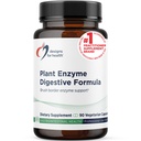 Designs for Health Plant Enzyme Digestive Formula - Integratore di enzimi digestivi vegetariani - Supporto Gut con Emicellulase, Protease + Altro - Supporto occasionale Gas + Bloating (90 capsule)
