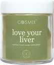 cosmix Love Your Liver, Detoxification of Liver & Kidney, Purifica il sangue, Ridurre l'infiammazione, Bhumi Amalaki, Latte Thistle, Turmeric, 60G - Rende fino a 40 Serve, Basato su piante Superfood Blend