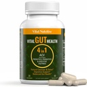 Vital Gut Health 4in1 Formula con Aceto di Sidro di Mela, Prebiotici e Probiotici, Enzimi Digestivi per un forte supporto immunità e supporto completo di Gut e Digestione