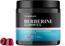 Gummie di Berberina con HCL Berberina, Ceylon Cinnamon & Milk Thistle per il supporto immunitario e metabolico - Berry Cherry Flavor - 60 Count