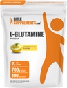 BulkSupplements.com Polvere di L-Glutamina - Integratore di Glutamina, Integratore di Aminoacidi - Limoni Italian Ice Flavor, 7g per Serving, 700g (1,5 lbs) (Pack of 1)