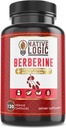 Berberina HCL 1200mg con Ceylon Cinnamon, Bitter Melon e Green Tea Extract | Supporta la salute cardiovascolare e GI con il supporto del sistema immunitario – 120 capsule