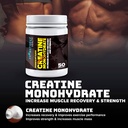 PrometheuzHealth Creatine Monohydrate – Aumentare il recupero del muscolo e la forza per gli uomini e le donne, idrata i muscoli e le articolazioni | Arancione Blast Flavor, 50 Servings