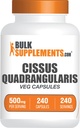 BulkSupplements.com Cissus Quadrangularis Extract Capsule - Cissus Quadrangularis Supplemento - Gluten Free, 1 Capsule per Serving, 240 Veg Capsules (Pack of 1)