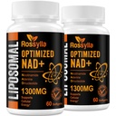1300 MG Liposomal NAD+ Supplemento | Absorbimento più alto | Purest NAD Supplemet to Boost NAD+ Effetivamente | Boosting NAD+ Supplemento per Aging Defese, Energia cellulare, Longevità | 120 Conte
