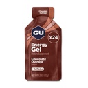 GU Energy Original Sports Nutrition Energy Gel, Chocolate Outrage, 24 Conte Box