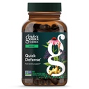 Gaia Herbs Difesa rapida - Supplemento di supporto immunitario veloce* - Echinacea, Black Elderberry, Ginger & Andrographis - 80 Vegan Liquid Phyto-Capsules (8-Day Supply)