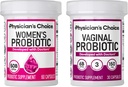 CHOICE Femminile Potere Duo Bundle - Probiotico vaginale 30ct + Donne Probiotico 60ct