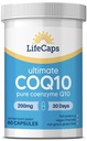 LifeCaps CoQ10 200mg - Ultimate CoQ10 - Ultra High Absorption Q10 Integratori - 60 Count
