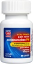 Soccorso antidolorifico PM Caplets del sollievo del dolore, 500mg Acetaminophen / 25mg Diphenhydramine - 50 Count | Reliever del dolore del PM di notte + Sleep Aid | Relief del dolore congiunto | Rilievo del dolore mestruale + Rilievo del PMS