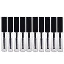 AKOAK 10 confezioni 4ml trasparente riutilizzabile bottiglia tubo contenitore di trucco Vials cosmetico strumento per la crescita della ciglia olio/mascara con pennello per casa e viaggio