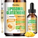 Integratore di Glutathione Liposomico 2000mg, Gocce di Glutathione Liquide con Vitamina C, Antiossidanti Master per Sistema Immune, Difesa Invecchiante, Salute Della Pelle, Detox del fegato - Assorbimento Superior, Ananas 2 Fl Oz