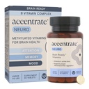 Integratore del cervello per messa a fuoco, attenzione, Mood | Complesso di vitamina B completo | Salute del cervello | Multivitamina metilata w/L-metilfolato (5-MTHF), Cofattori Methyl-B12 & P5P | MTHFR Supplemento