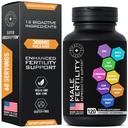 Integratori di fertilità per gli uomini - Zinco, Maca, Ashwagandha, L-Arginina - Concezione di vitalità maschile per Lui - Conta e Motilità Aiuto di Gravidanza - Vitamine e Maschio Fertilità Supplemento di supporto - 120 pillole