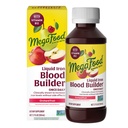 Supplemento di ferro liquido del costruttore di sangue di MegaFood per le donne, uomini e bambini, clinicamente indicato per aumentare i livelli di ferro senza costipazione, Vegan, 7.7 Fl Oz (23 porzioni)