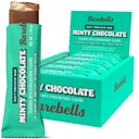 Barebells Soft Protein Bars, Minty Chocolate - 12 Count, 16g High Protein Treats - Chocolate Nutrition Bar con 1g Total Sugars - On The Go Breakfast o Post-Workout Snack