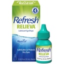 Refresh Relieva gocce di occhio lubrificante, 0.33 Fl Oz Sterile, Imballaggio può Vary