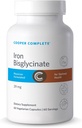 Cooper Iron Bisglycinate completo. 29mg per Tablet. 60 capsule per bottiglia. Confezione da 1
