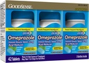 GoodSense Omeprazole Delayed Release Compresse rivestite 20 mg, Cool Mint, Tratta frequenti bruciore di stomaco, Riduttore di acido, Medicina di bruciore di stomaco, 42 conte