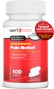 Acetaminophen 500mg Rilievo di dolore ad alta resistenza - Confronta Tylenul Rilievo di dolore ad alta resistenza & Fever Riduttore - 500mg Compresse per adulti per mal di testa (100 Caplets)