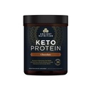Antica Nutrition Keto Protein Powder, KetoPROTEIN con Grassi di Bone Broth e Olio MCT, Cioccolato, Proteine 18g 10g Grasso Per Serving, Gluten Free, Carbo basso, Paleo Friendly, 17 Serve