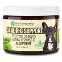 Silver Lining Herbs 34 Canine Al-R-G - Herbal Allergy Supplement per Cani - Natural Allergy Support for Dogs - Boosts a Dog's Healthy, Normal and Natural Response to Allergens - 2 Ounce Jar