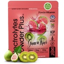 PolvereVitamin Electrolytes Powder Plus (50 Servings) Guava Kiwi Electrolyte Powder Zero Calorie Keto, 0 Zucchero, No Maltodextrin, 1000mg Potassium, 120mg Calcium, 120mg Magnesio, Powde di idratazione