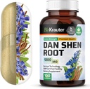 BIO KRAUTER Dan Shen Root Capsule - 1200 mg di resistenza - 100 Red Sage Caps - Antiossidante Sorgente - Salvia Miltiorrhiza Root - Vegan
