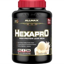 ALLMAX Nutrition HEXAPRO, French Vanilla - 5 lb - 25 Grammi di Protein Per Serving - 8 ore di rilascio prolungato - Zero Sugar - 52 Serve