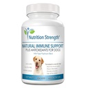 Supporto immunitario per cani Plus Antiossidante, Reishi, Shiitake, Maitake, Tail Mushrooms per cani, con Coenzyme Q10, Selenium, Vitamina A, 120 Chewable Tablets