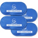 Gel gel caldo e freddo riutilizzabili per lesioni | Compress freddi, Ice Pack, Gel Ice Pack, Cold Pack per lesioni, 10,5 x 5 pollici (4 pacchetto)
