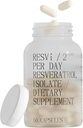 FOREVER YOUNG RESVi | 600 mg Trans Resveratrolo Antioxidant Nutritional Supplement | Vegetariano Healthy Ageing Capsule | Prodotto in Grecia | Bottiglia di 60 Vegan Capsule (30 Serve)