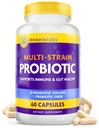 InnovixLabs Multi Strain Probiotics for Women & Men - Integratore Probiotico - 50 miliardi di CFU - Salute Gut, Supporto Immune, Digestione, Lactobacillus Acidophilus, Prebiotici e Probiotici, 60 capsule
