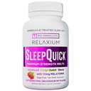 Relaxium Dormire Rapido Massima Forza Melts, Agisci veloce Dormire con 10 mg di melatonina, Droga Integratore Dietetico Libero, Vegan, Gluten Free, Made in USA, 100 Serve, Aroma di bacche
