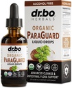 ParaGuard Cleanse Liquid Organic Detox - Organic Intestinal Guard Formula Supplemento per gli esseri umani con Black Walnut Wormwood Clove & Oregano Tincture - Natural Herbal Intestine Body Gut Cleanser 2 oz